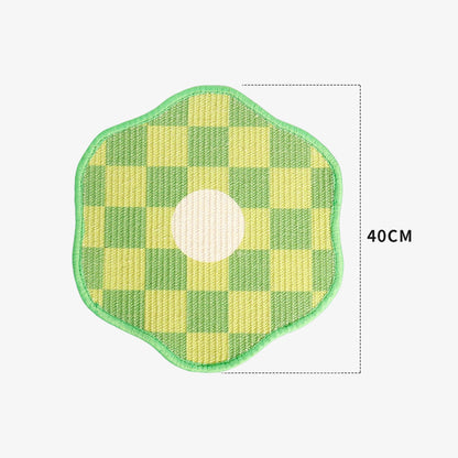 Dopamine Colour Sisal Wall-Mounted Cat Scratching Pad - Heavy Duty Anti-Shed (Self-Adhesive)