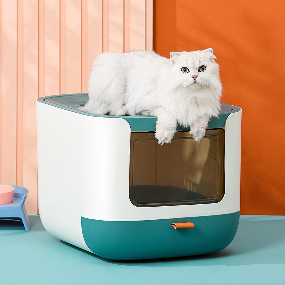 PAKEWAY Starry Valley Cat Litter Box 44x53.5x37.9cm