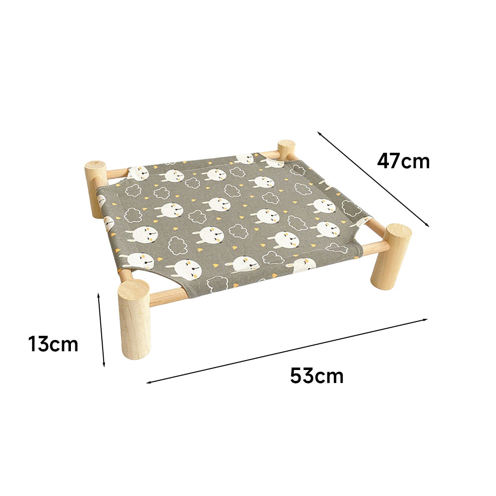 All-Season Comfortable Wooden Pet Bed