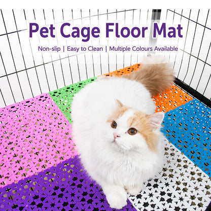 Dog Crate Grid Mat – Interlocking Non-Slip Paw Protection 30x20cm