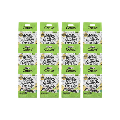 CATURE Green Tea Tofu Clumping Cat Litter, Eco-friendly & Flushable