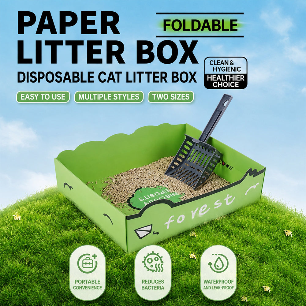 Disposable Cat Litter Tray | Foldable & Travel-Ready