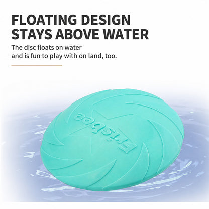 Dog Frisbee | TPR Floating Fetch Toy | Durable 22cm