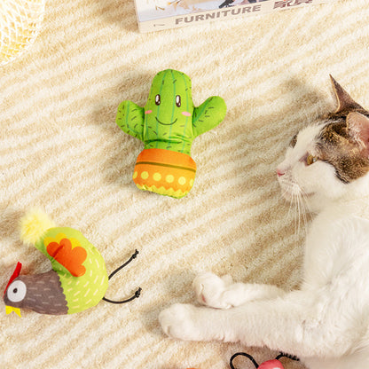 Catnip Toy | Plush Interactive Chew Toy for Cats
