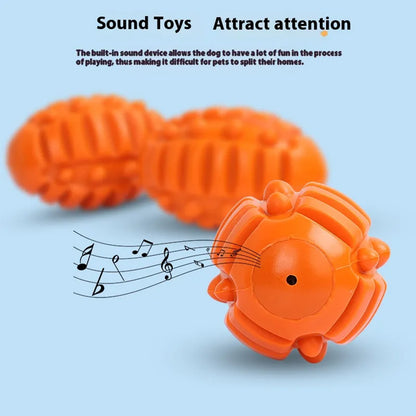 Durable Food Dispensing Squeaky Dog Chew Toy
