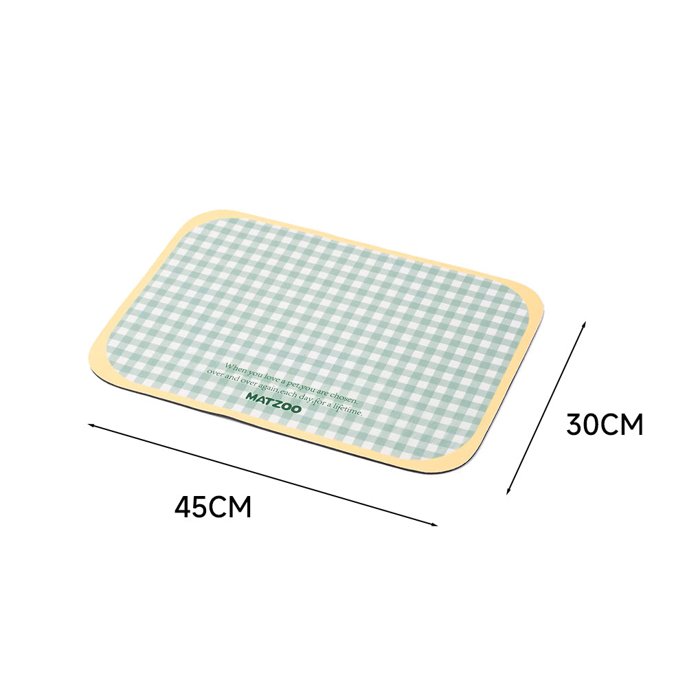 Large Waterproof PVC Pet Feeding Mat 1Pcs Random