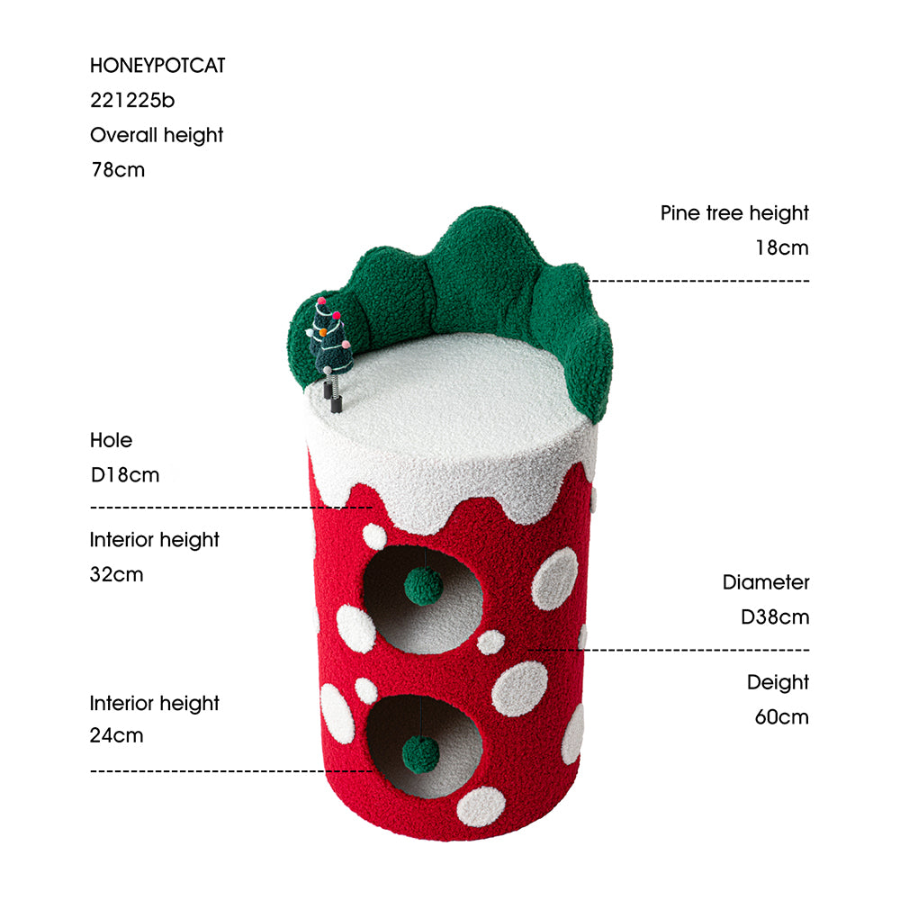 HONEYPOTCAT JingleJar Multi-Level Haven 221225a/221225b