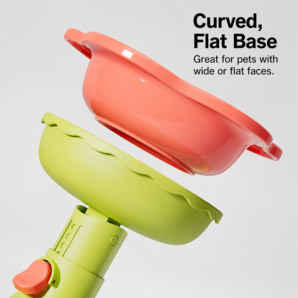 Adjustable Elevated Pet Bowl Ceramic Neck Support