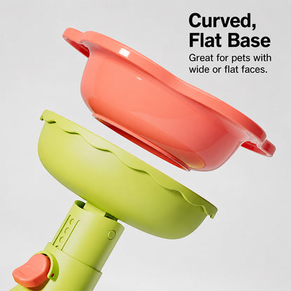 Adjustable Elevated Pet Bowl Ceramic Neck Support