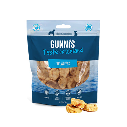 GUNNI'S Cod Wafers Dog Treats 141g