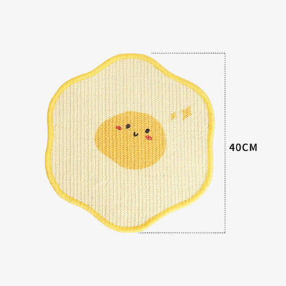 Dopamine Colour Sisal Wall-Mounted Cat Scratching Pad - Heavy Duty Anti-Shed (Self-Adhesive)