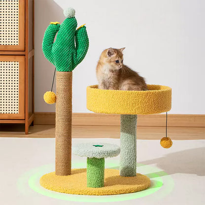 Cactus Cat Tree with Scratching Posts