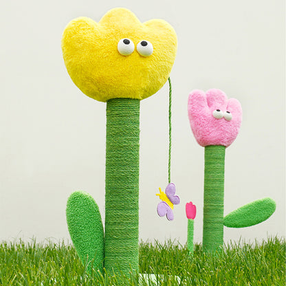 ZEZE Tulip Cat Tree Scratching Post