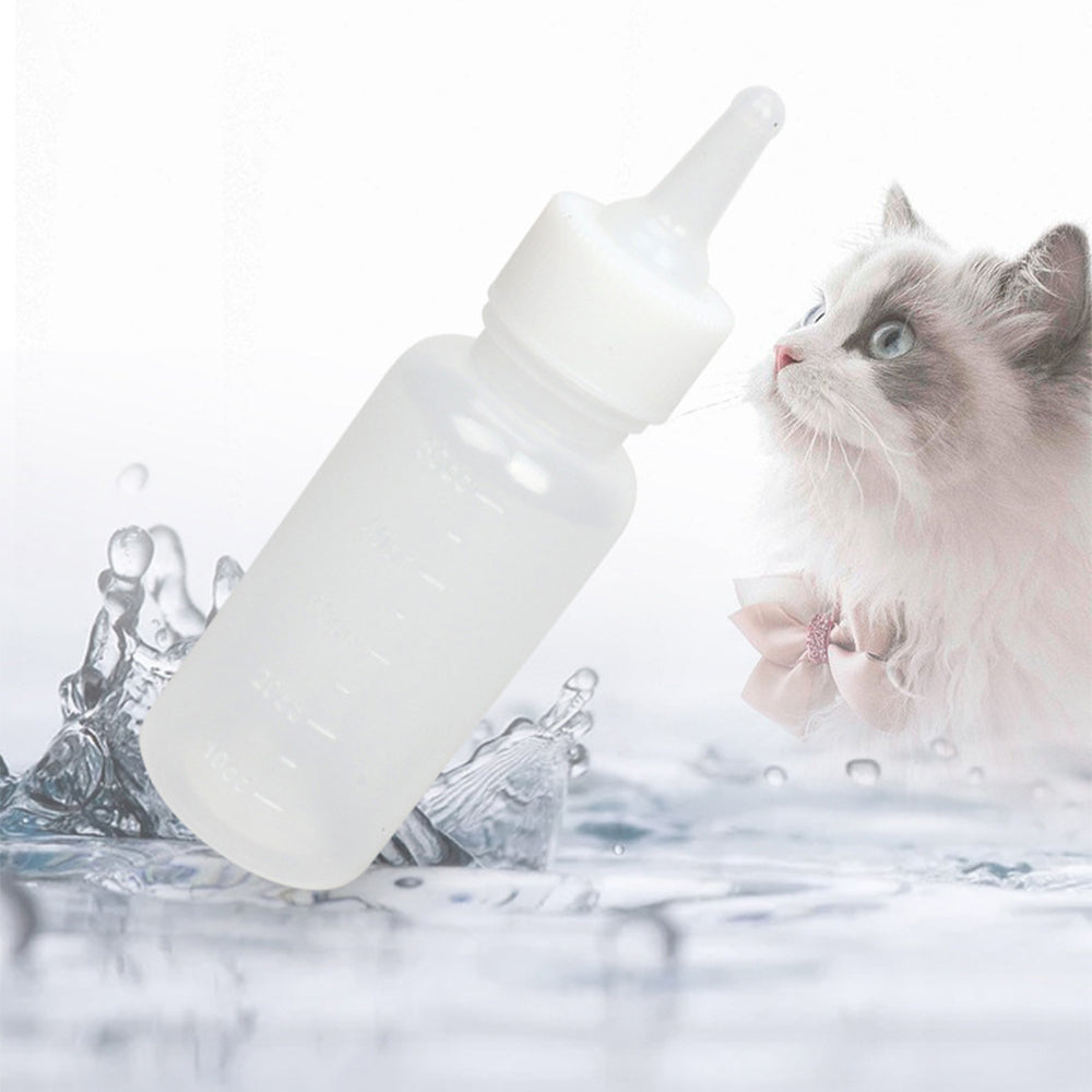 Pet Feeding Bottle Set – Newborn Puppy & Kitten Nursing Kit (PVC Storage Case)