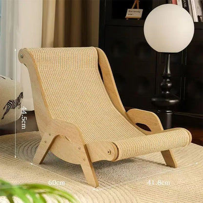 Cat Scratcher Lounger with Bed