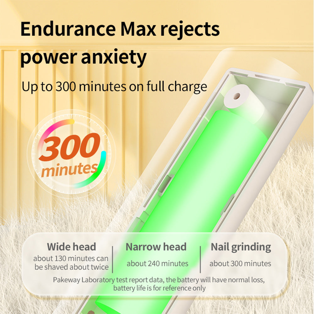 PAKEWAY Clean & Smart LED Clipper 3 In 1 - White