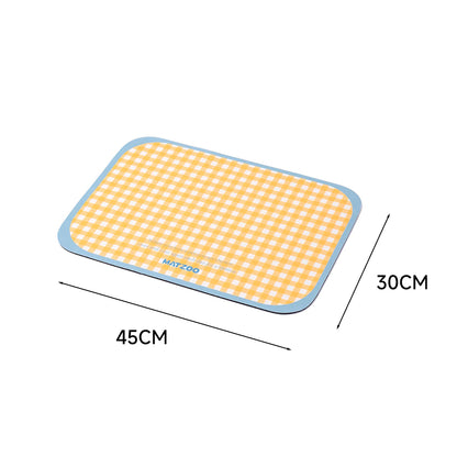 Large Waterproof PVC Pet Feeding Mat 1Pcs Random