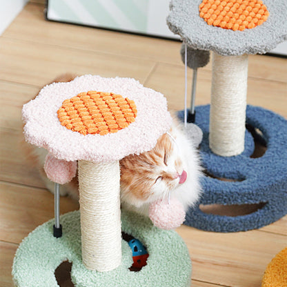 CATIO Cute Sunflower Style Small Cat Scratching Post