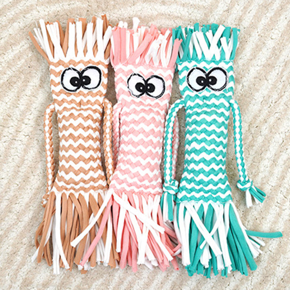 Dog Rope Toy | Knot Squeaky Durable Chew Toy