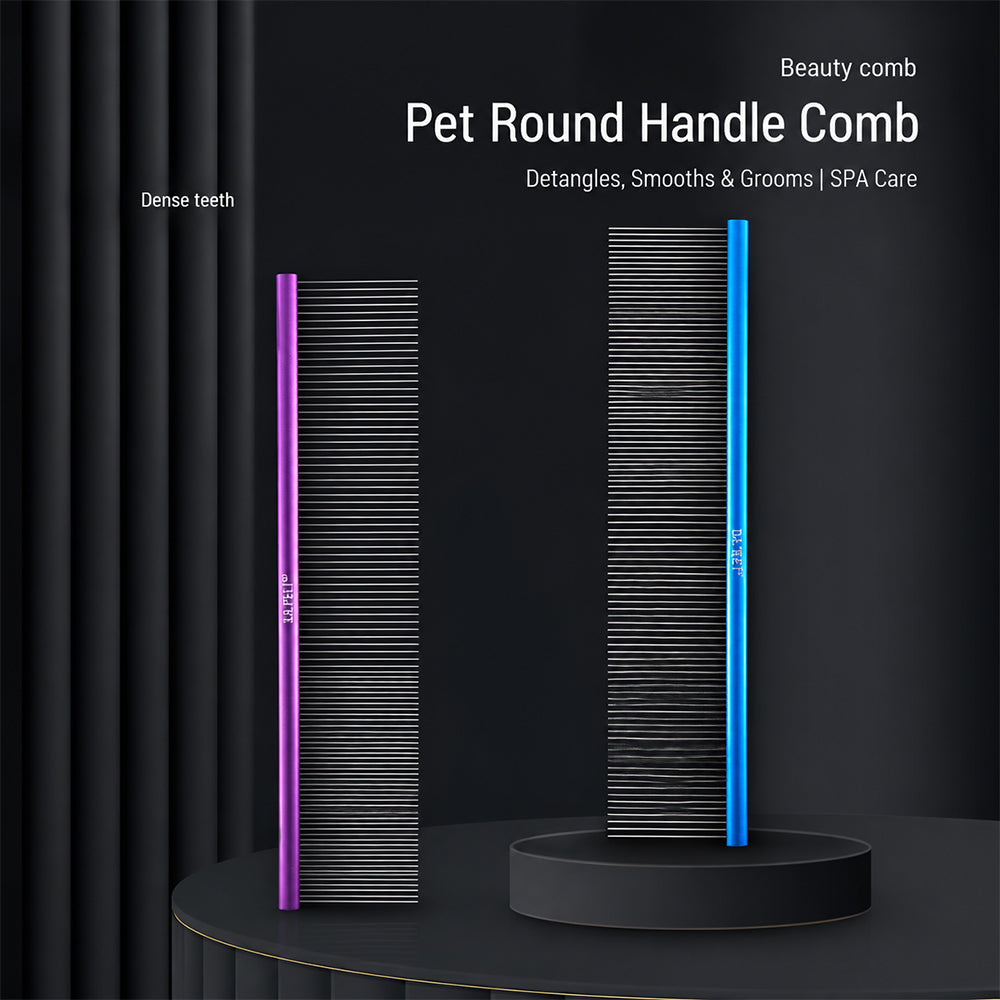 Pet Steel Comb Grooming Detangling Fine Tooth