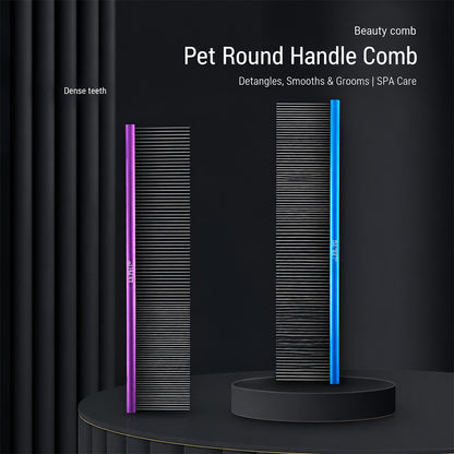 Pet Steel Comb Grooming Detangling Fine Tooth