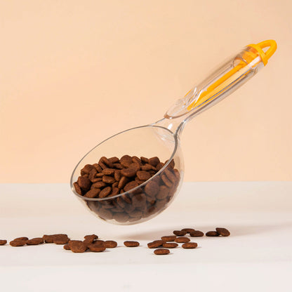 Pet Food Measuring Scoop with Scale – Multi-Function Feeding & Can Spoon