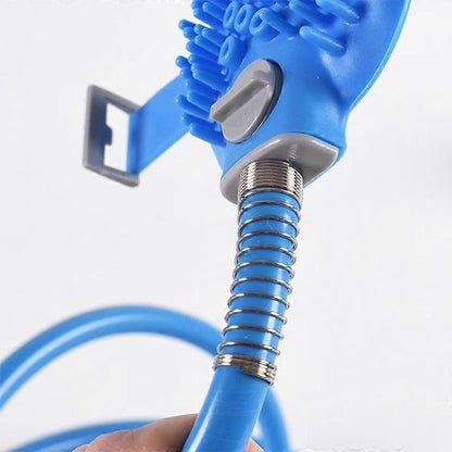 Dog Bath Grooming Kit-Shower Sprayer & Silicone Grooming Glove