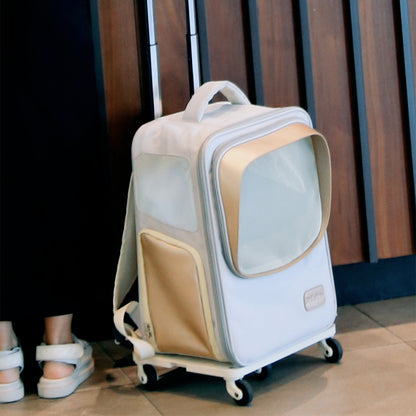 SMILE TIME Glide Pet Carrier Trolley 36x28x97cm
