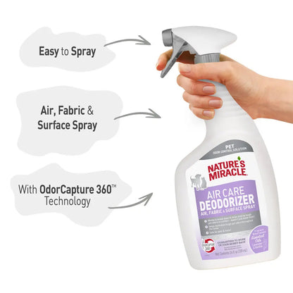 NATURE'S MIRACLE Air Care Deodorizer Lavender & Vanilla Scent Spray 709ml