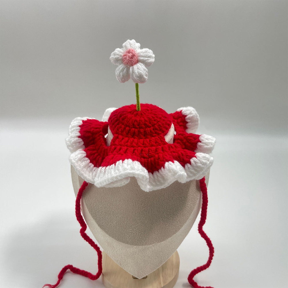 Pet Hat & Scarf | Handmade Knitted Costume for Cats & Dogs