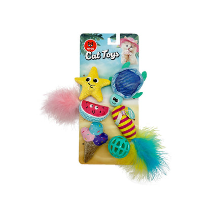FOFOS Sealife Cat Toy -  No.1 6pcs