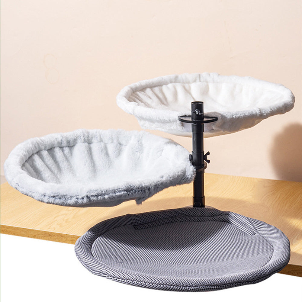 Desk-Mounted Cat Hammock – Clip-On Cat Bed for Table & Desk