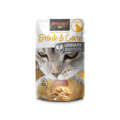 LEONARDO Drink & Care Urinary Chicken Wet Cat Food