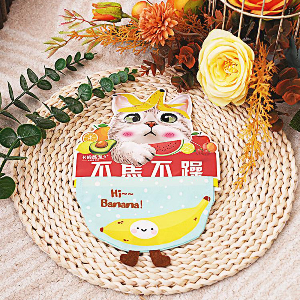 KARA PET Fruit Theme Bandana Collar for Cats