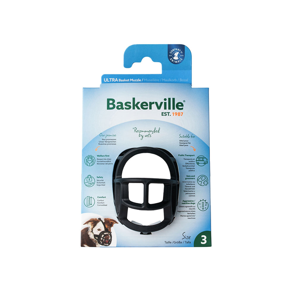 Baskerville Ultra Dog Muzzle Black