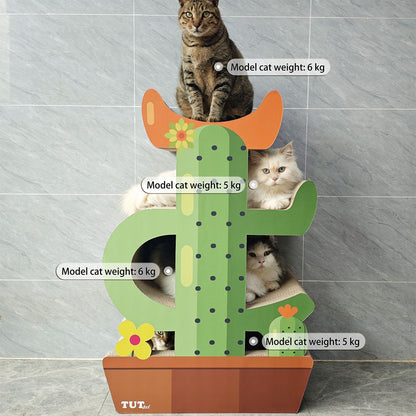 ZODIAC Cactus multi-layer Cat Scratcher 60x36x89cm