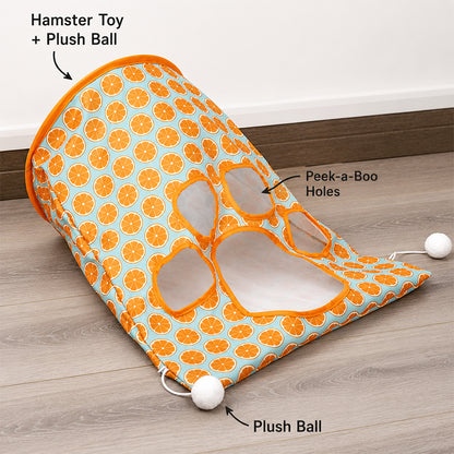 Cat Tunnel Toy – Foldable Crinkle Interactive Multi-Hole Play Tunnel
