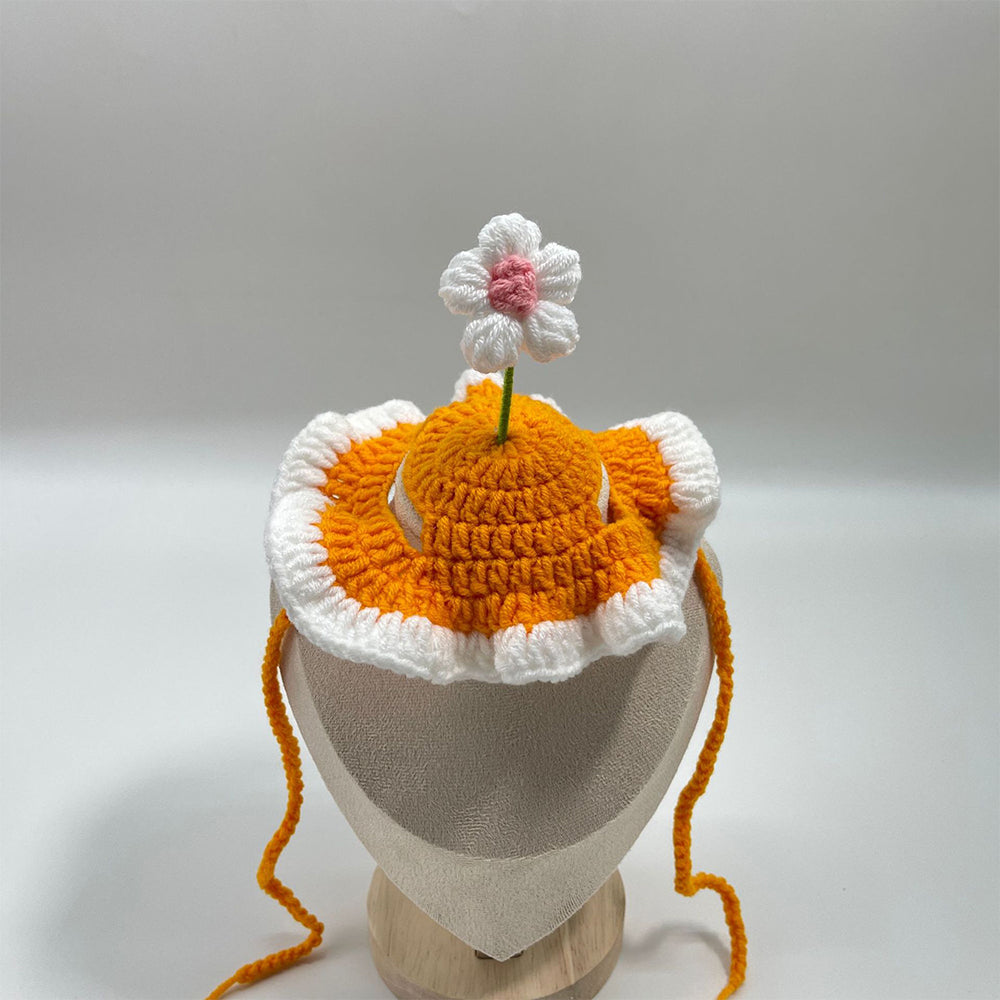 Pet Hat & Scarf | Handmade Knitted Costume for Cats & Dogs