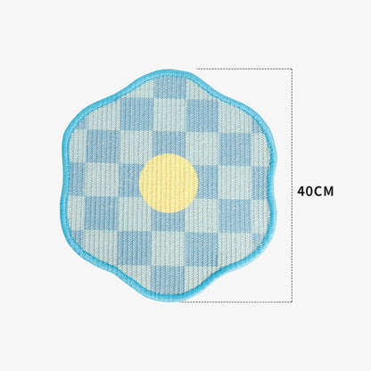 Dopamine Colour Sisal Wall-Mounted Cat Scratching Pad - Heavy Duty Anti-Shed (Self-Adhesive)