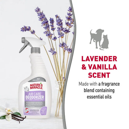 NATURE'S MIRACLE Air Care Deodorizer Lavender & Vanilla Scent Spray 709ml