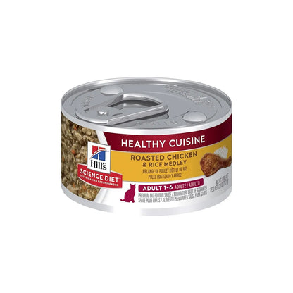 HILLS Science Diet Healthy Cuisine Chicken Adult Wet Cat Food 79g/79gx24
