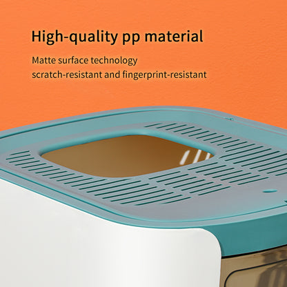 PAKEWAY Starry Valley Cat Litter Box 44x53.5x37.9cm