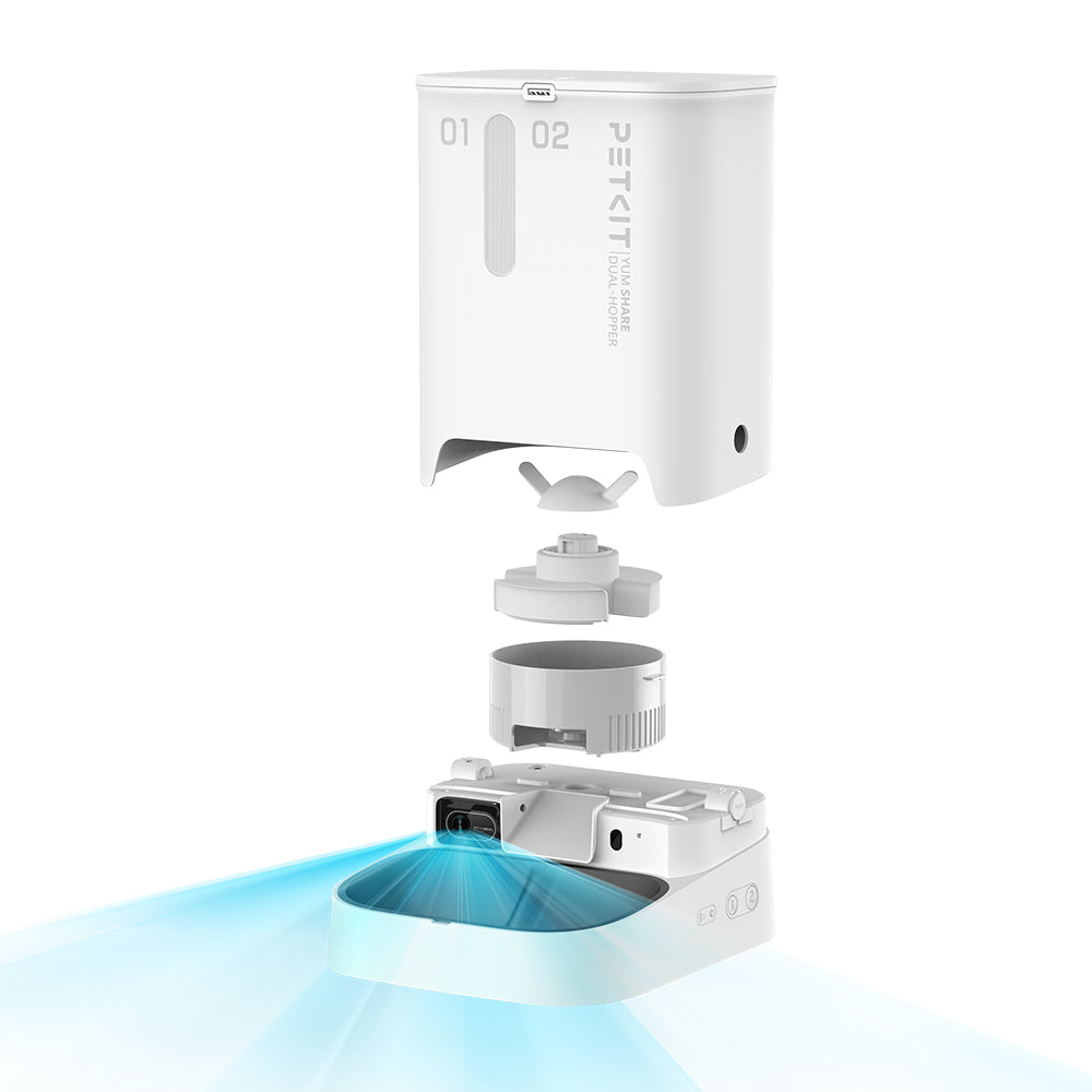 PETKIT Yumshare Dual-Hopper 自動給餌器（カメラ付き） PETKIT