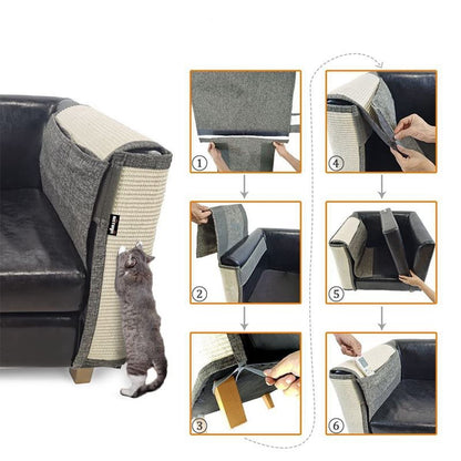 Cat Scratch Protector for Sofa- Furniture Shield Mat for Cats