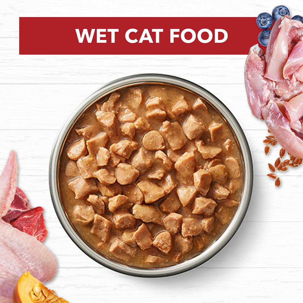 IVORY COAT Grain Free Chicken, Beef & Lamb Gravy Adult Wet Cat Food 85g x 12