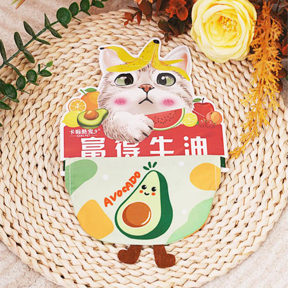 KARA PET Fruit Theme Bandana Collar for Cats