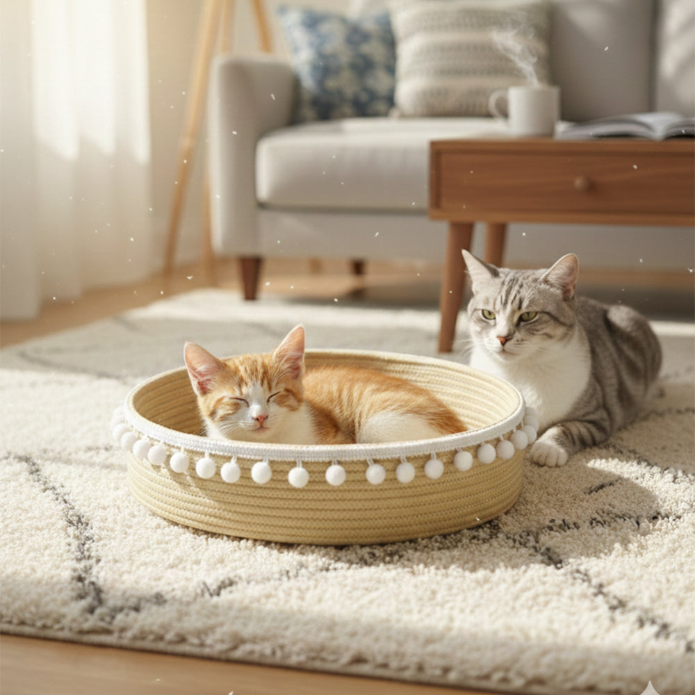 Natural Jute Cat Scratcher Mat
