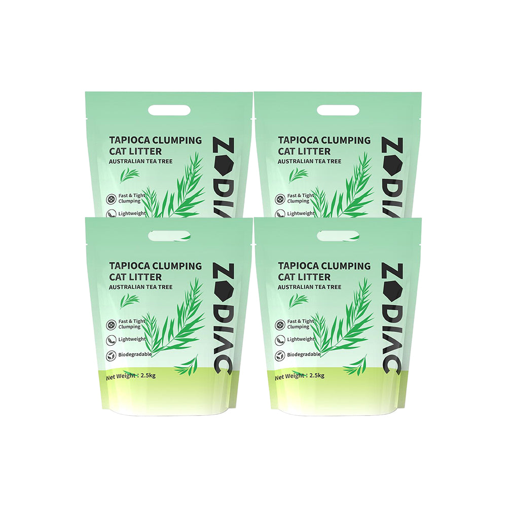 ZODIAC Advanced Clumping Cat Litter – Tofu Mix With Puffed Tapioca - Tea Tree