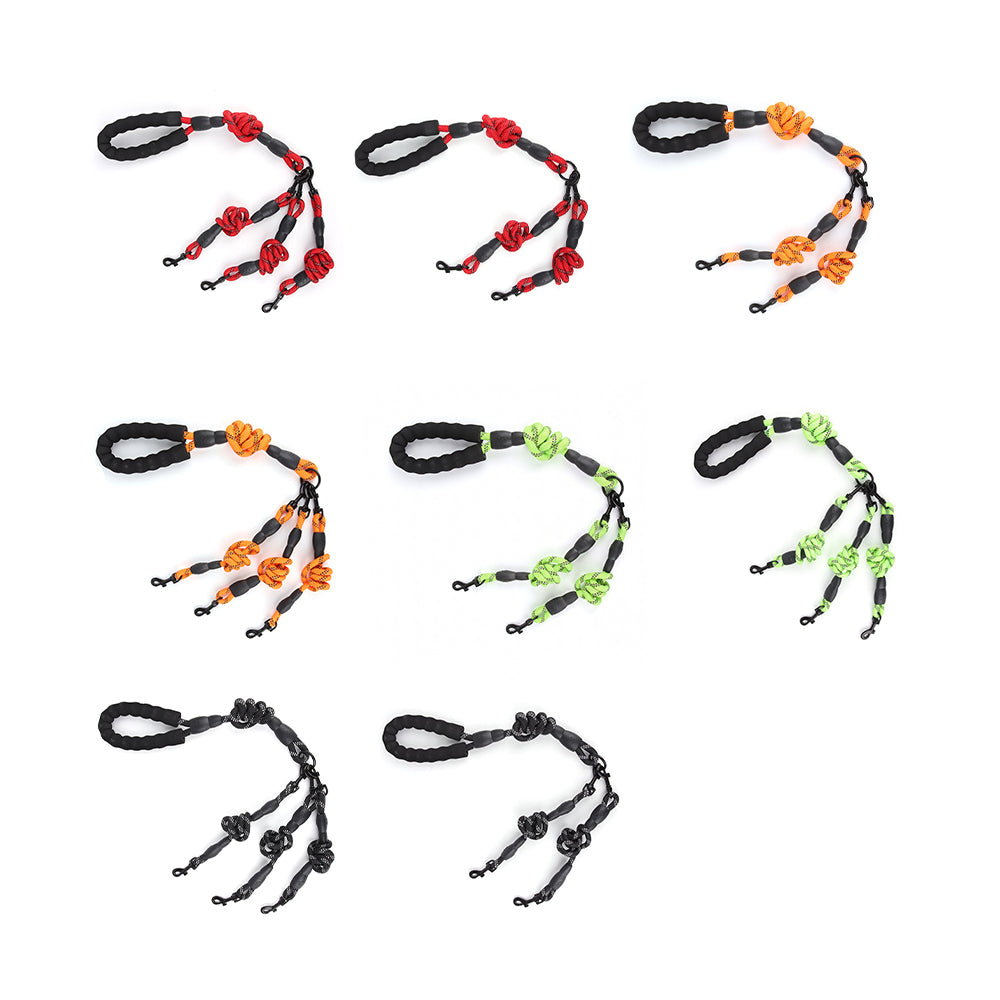 Multi Dog Leash Reflective Tangle Free Heavy Duty
