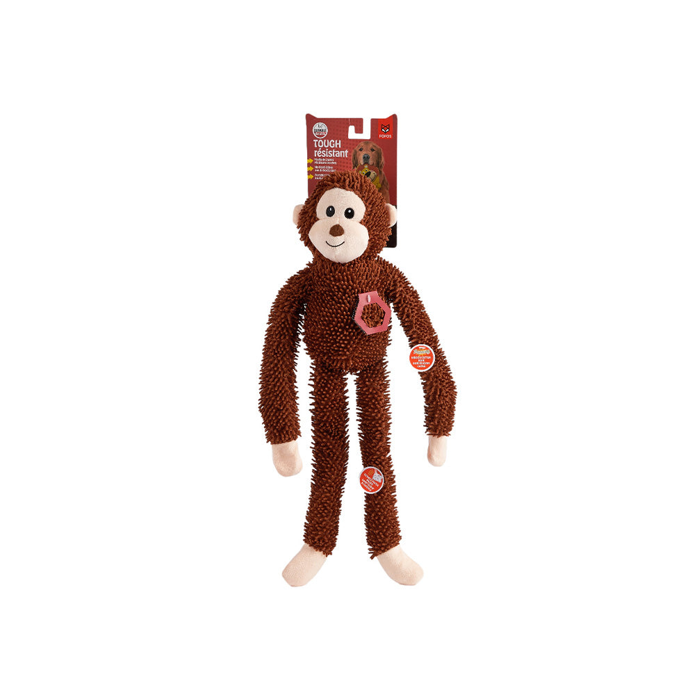 FOFOS Monkey Tough Long Body Dog Toy